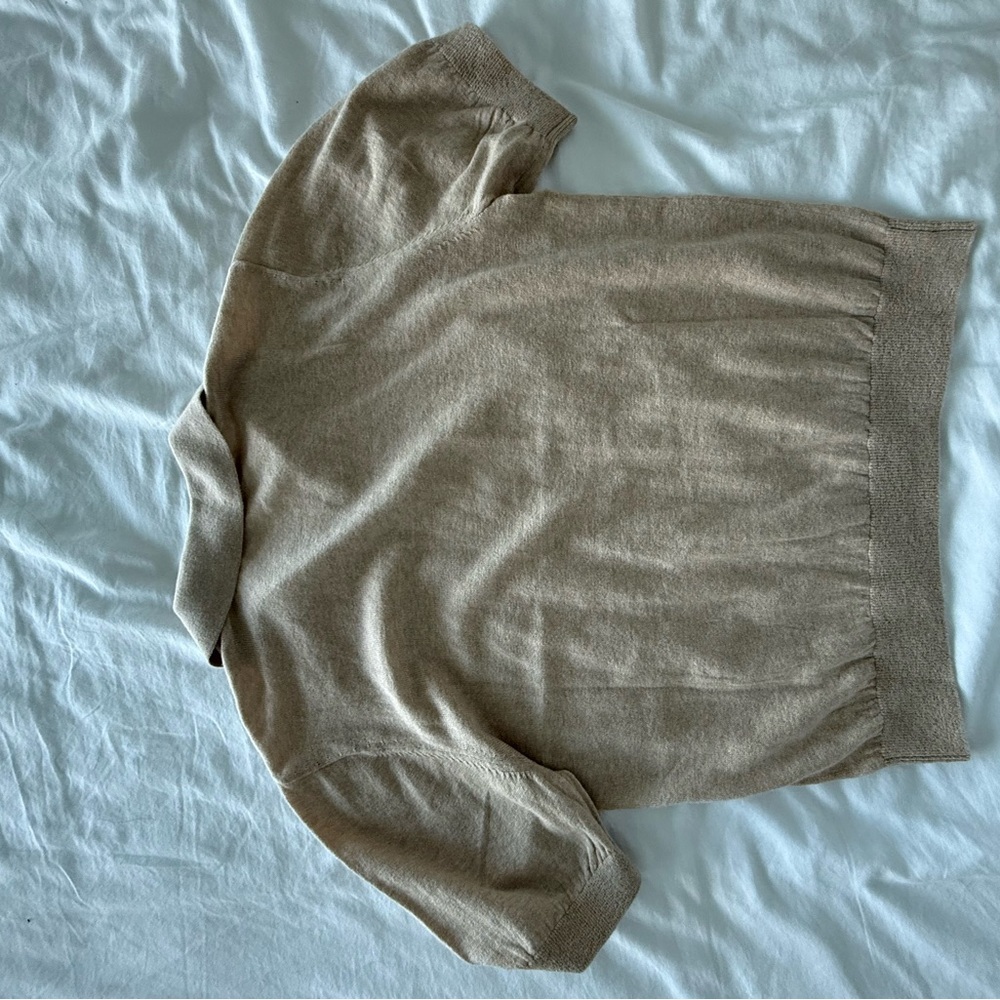 NEW W/tags EAVES Emileigh Polo in Tan Size Small - Picture 10 of 10